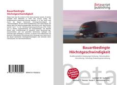 Couverture de Bauartbedingte Höchstgeschwindigkeit