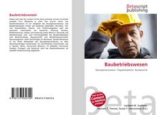 Couverture de Baubetriebswesen