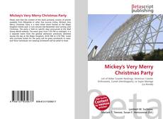Copertina di Mickey's Very Merry Christmas Party