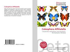 Capa do livro de Coleophora Affiliatella 