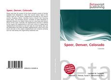 Buchcover von Speer, Denver, Colorado