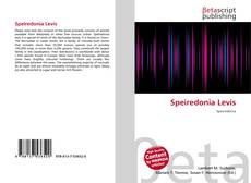 Buchcover von Speiredonia Levis