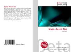 Capa do livro de Speia, Anenii Noi 
