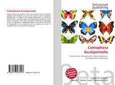 Buchcover von Coleophora Acutipennella