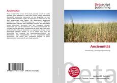 Buchcover von Anciennität