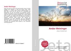 Обложка Andor Weininger
