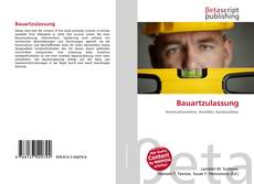 Bauartzulassung kitap kapağı