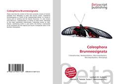Portada del libro de Coleophora Brunneosignata