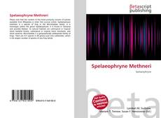 Bookcover of Spelaeophryne Methneri