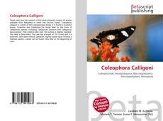 Portada del libro de Coleophora Calligoni