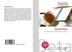 Portada del libro de Orwell Prize
