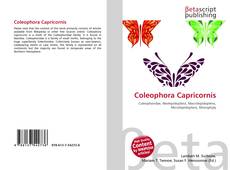 Portada del libro de Coleophora Capricornis