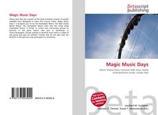 Magic Music Days kitap kapağı