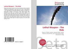 Copertina di Lethal Weapon – The Ride
