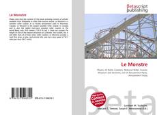 Buchcover von Le Monstre