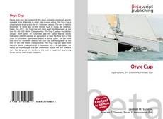 Portada del libro de Oryx Cup