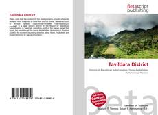Capa do livro de Tavildara District 