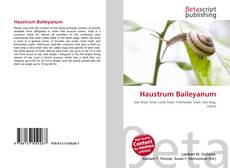 Copertina di Haustrum Baileyanum