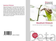 Copertina di Haustrum Vinosum