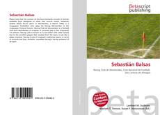 Buchcover von Sebastián Balsas
