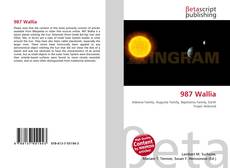 Buchcover von 987 Wallia