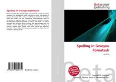 Portada del libro de Spelling in Gwoyeu Romatzyh