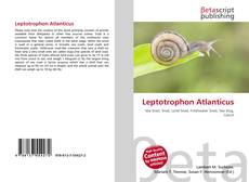 Capa do livro de Leptotrophon Atlanticus 