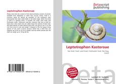 Capa do livro de Leptotrophon Kastoroae 