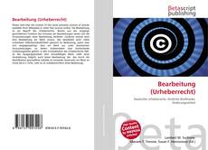 Обложка Bearbeitung (Urheberrecht)