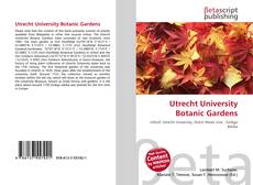 Capa do livro de Utrecht University Botanic Gardens 