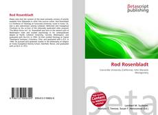 Capa do livro de Rod Rosenbladt 