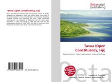 Buchcover von Tavua (Open Constituency, Fiji)