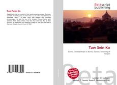 Buchcover von Taw Sein Ko