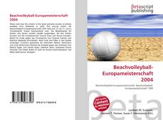 Bookcover of Beachvolleyball-Europameisterschaft 2004