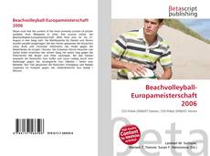 Buchcover von Beachvolleyball-Europameisterschaft 2006