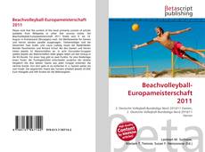 Buchcover von Beachvolleyball-Europameisterschaft 2011