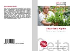 Bookcover of Sebastiania Alpina