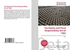 Bookcover of Tax Equity and Fiscal Responsibility Act of 1982