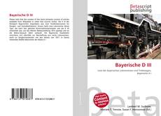 Portada del libro de Bayerische D III