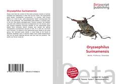 Buchcover von Oryzaephilus Surinamensis