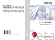 Tax Horsepower的封面