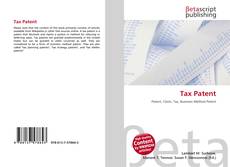 Tax Patent的封面