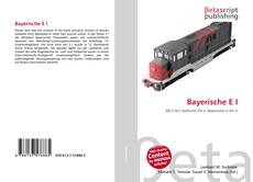 Capa do livro de Bayerische E I 