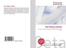 Copertina di Tax Policy Center