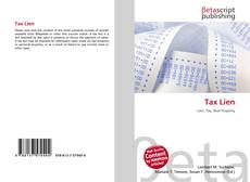 Buchcover von Tax Lien