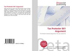 Copertina di Tax Protester 861 Argument