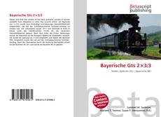 Capa do livro de Bayerische Gts 2×3/3 