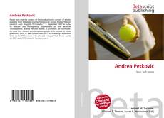 Capa do livro de Andrea Petković 