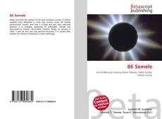 Portada del libro de 86 Semele