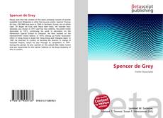 Portada del libro de Spencer de Grey